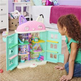 img 2 attached to 🏠 Gabby's Dollhouse: Complete with Furniture and Accessories