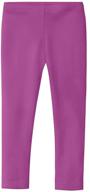 usa-made organic girls leggings - 100% super soft cotton for school, play, and fashion parties logo