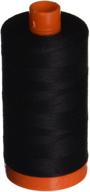 🧵 aurifil a1050-2692 mako cotton thread solid 50wt 1422yds black – premium quality black cotton thread for all sewing projects logo