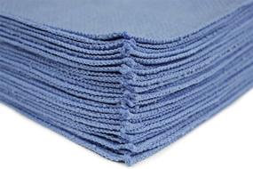 img 2 attached to 🧽 Nouvelle Legende Microfiber Waffle Weave Kitchen Towels: Super Absorbent Cleaning Cloths for Dish Drying, Counters, Glass, Furniture – 12-pack, Blue (16 x 16 inches)