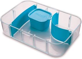 img 2 attached to Tropical Blue PackIt Flex Bento Food Storage Container