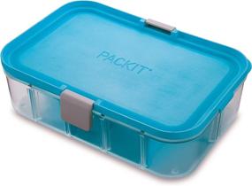 img 3 attached to Tropical Blue PackIt Flex Bento Food Storage Container