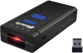 img 4 attached to Активный беспроводной Bluetooth 1D лазерный штрих-код-сканер Alacrity - USB-портативный сканер, совместимый c функцией 📱 Bluetooth, 2,4 ГГц беспроводное и проводное подключение - сканер штрих-кодов.
