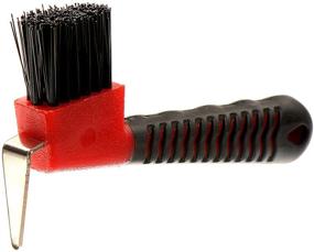 img 1 attached to 🐴 Horse Hoof Pick Brush with Soft Touch Rubber Handle - Double Winners for Optimal Performance