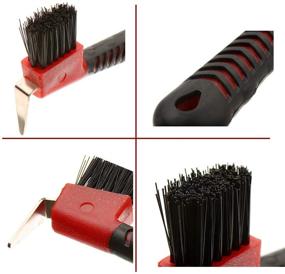 img 3 attached to 🐴 Horse Hoof Pick Brush with Soft Touch Rubber Handle - Double Winners for Optimal Performance