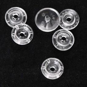 img 2 attached to 🔘 BetterJonny 100 Sets Clear KAM Snaps, Size 20 T5 Resin Plastic Snap Buttons Fasteners Punch Poppers for Clothing Crafts - Enhanced SEO