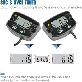 img 1 attached to RL HM020RV Resettable Waterproof Tachometer Snowmobile