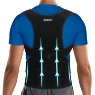 🔀 xl back brace posture corrector for women and men - adjustable, breathable, and effective - relieve neck, back, and shoulder pain, improve posture - shoulder lumbar support логотип