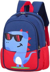 img 4 attached to CHERUBIC Toddler Backpack Dinosaur Waterpoof Backpacks for Kids' Backpacks