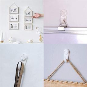 img 1 attached to 🖼️ HAPY SHOP 30 Pcs Hardwall Hanger: Versatile Hardware, Fastener & Hook Set for Wall Mounting Pictures, Paintings, and Photo Frames