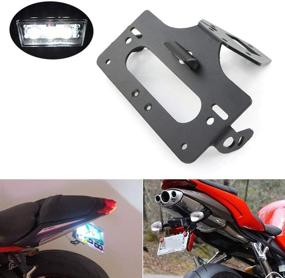 img 4 attached to 🔧 Крыло Xitomer Eliminator для Daytona 675 Street Triple R/RX/RS/S - Tail Tidy + Светодиодный фонарик для номерного знака - Совместим с OEM/Stock и послепродажными сигналами