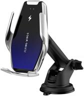 📱 yianerm auto-clamping 2 in 1 wireless car charger mount - fast qi charging, 15w/10w/7.5w inductive air vent/dashboard phone holder for iphone 8/8p/x samsung galaxy s9+/s8+/s7 logo