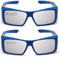 aoheng 3d glasses for movies/theater/cinema/passive 3d tv(2pack) logo
