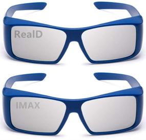 img 4 attached to AoHeng 3D Glasses For Movies/Theater/Cinema/Passive 3D TV(2Pack)