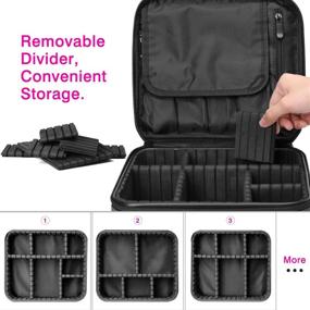 img 2 attached to 💄 Luxspire Adjustable Cosmetic Professional Organizer