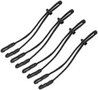 👁️ black mask extender lanyard hooks – anti-tightening, comfortable ear strap extension (4 pcs) logo