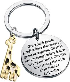 img 4 attached to 🦒 Bobauna Giraffe Keychain: Unlocking Great Perception with a Spiritual Themed Gift