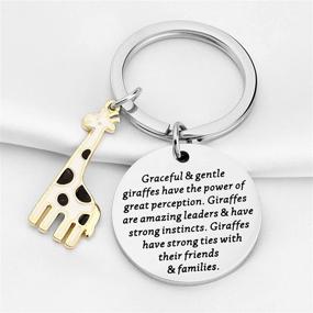 img 2 attached to 🦒 Bobauna Giraffe Keychain: Unlocking Great Perception with a Spiritual Themed Gift