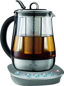 img 4 attached to ☕ Mr. Coffee BVMC-HTKSS200 Stainless Steel Hot Tea Maker & Kettle - 1L: Efficient and Convenient Brewing