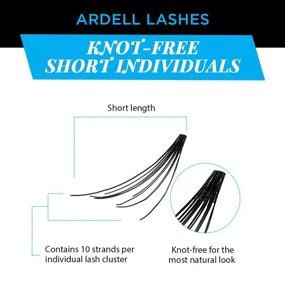 img 3 attached to 👁️ Ardell Individuals False Eye Lashes Short Black 4 Pack: Stunning Volume and Length in a Convenient Bundle