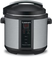 🥘 cuisinart stainless steel electric pressure cooker - cpc-600 6 quart, 1000 watt logo