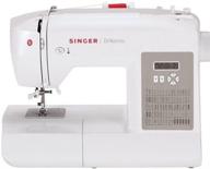 🧵 singer brilliance 6180: portable sewing machine with easy threading and free arm, in white/gray - unleash your creativity! logo