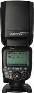 yongnuo yn600ex-rt ii 2.4g беспроводная вспышка ttl-фотометрического типа с высокоскоростной синхронизацией 1/8000 с, gn60 5600k для камеры canon логотип