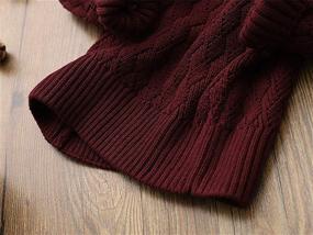 img 1 attached to Abalacoco Cotton Knitted Sweater Pullover Boys' Clothing and Sweaters