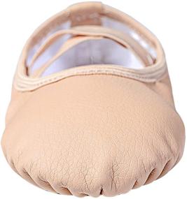 img 2 attached to 🩰 MdnMd Girls Ballet Shoes Slippers for Dance Gymnastics Practice (Toddler/Kids) - Enhanced SEO