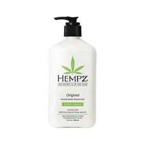 img 3 attached to 🍌 Hempz Original Hemp Seed Oil Body Moisturizer: Nourishing Vegan Skin Lotion with Shea Butter & Ginseng, 17 fl oz - Floral and Banana Scented Vegan Body Cream for Dryness