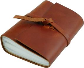 img 2 attached to Rustico Premium Handcrafted Top Grain Leather Photo Album: Old World Style Flap Closure for 4x6 Photos