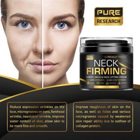 img 1 attached to 💆 USA-Made Neck Firming Cream - Anti-Wrinkle & Double Chin Reduction - Collagen & Retinol Tightening Formula - Anti-Aging Moisturizer for Neck & Décolleté
