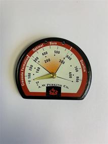 img 3 attached to 🌡️ A.W. PERKINS CO Magnetic Stove Pipe Thermometer for Wood Stoves with Safety Wire