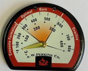 img 1 attached to 🌡️ A.W. PERKINS CO Magnetic Stove Pipe Thermometer for Wood Stoves with Safety Wire