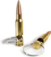 🔫 authentic .308 real bullet keychain bottle opener - usa-made and reliable! logo