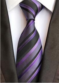 img 3 attached to Secdtie Silver Jacquard Formal Necktie Men's Accessories in Ties, Cummerbunds & Pocket Squares