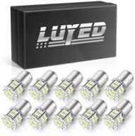 лампа luyed led: ультра-яркий свет - 650 люмен, низкое энергопотребление, идеально подходит для фонарей заднего вида, стоп-сигналов, хвостовых фонарей и автодомов - белый. логотип