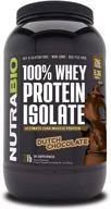 nutrabio protein isolate chocolate pounds logo