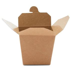 img 2 attached to Take Boxes Kraft Paper Containers Food Service Equipment & Supplies