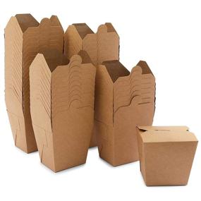 img 4 attached to Take Boxes Kraft Paper Containers Food Service Equipment & Supplies
