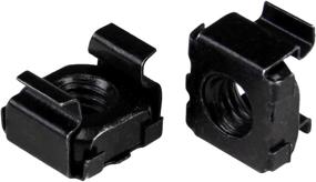 img 2 attached to 🔩 StarTech.com M5 Cage Nuts (Black) - 100 Pack for Server Rack & Cabinet Mounting (CABCAGENUT2B) - Black Cage Nuts