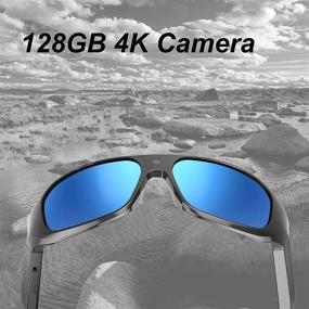 img 3 attached to 🕶️ OhO Sunshine 4K Ultra HD Video Sunglasses: Water Resistant, 128GB Memory, Polarized UV400 Lenses - Unisex Sport Design