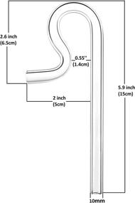 img 3 attached to Enhanced JARDLI Glass Mini Lily Pipe: Powerful Outflow for Small Aquarium Planted Tanks