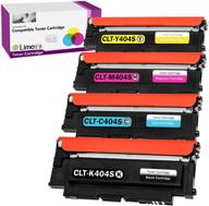 🖨️ limeink 4 premium toner cartridges for samsung 404s 404 clt-k404s clt-c404s clt-m404s clt-y404s express xpress sl-c430w sl-c480fw sl-c480w k404 y404 c480 c430 (1 black, 1 each color) logo