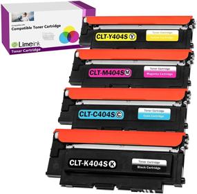 img 4 attached to 🖨️ Limeink 4 Premium Toner Cartridges for Samsung 404s 404 CLT-K404S CLT-C404S CLT-M404S CLT-Y404S Express Xpress SL-C430W SL-C480FW SL-C480W k404 y404 c480 c430 (1 Black, 1 Each Color)