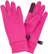 🧤 stay safe and stylish with via by skl style kid's reflective go anywhere fleece gloves logo