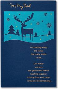 img 4 attached to American Greetings Christmas Card For Dad (Moose)