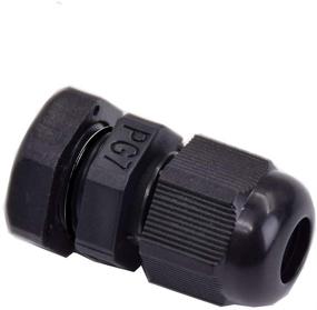 img 1 attached to 💦 Waterproof Plastic Adjustable Locknut: Reliable Connector for Secure Water Protection