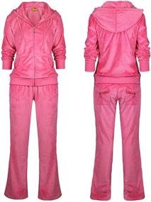 img 1 attached to 🔥 Warm and Cozy: 2 Piece Fleece Sherpa Lined Sweatsuit Set for Women – Zip-up Hoodie and Jogger Tracksuit Combo