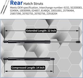 img 2 attached to OTUAYAUTO Liftgate Support 2007 2015 2007 2013